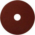 Global Industrial 22in EcoPrep inEPPin Chemical Free Stripping Pad, Maroon, 10PK 641308MR